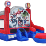 6in1 Marvel Avengers Combo Waterslide Wet or Dry