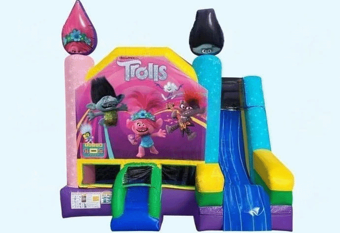 Trolls 6 in 1 Combo Waterslide Wet or Dry