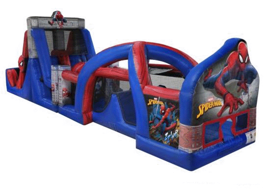 Spider Man 50 Obstacle Waterslide Wet or Dry