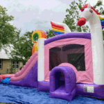 6 in 1 Unicorn Combo Dual Lane Combo Waterslide