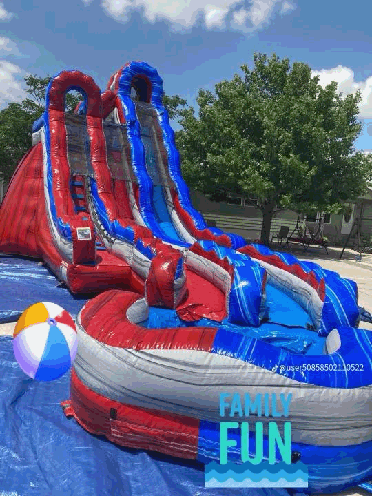 Big Double Waterslide